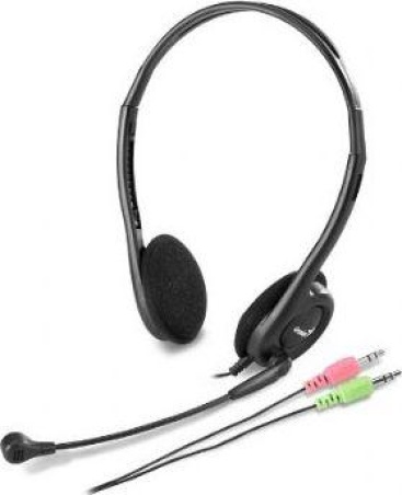 Genius HS-200C Binaural Diadema Negro auricular co