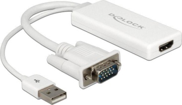 Comprar Delock 62460 de cable VGA, USB2.0-A HDMI Blanco | Phone House