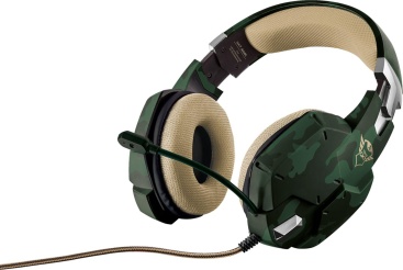 Trust GXT 322C Binaural Diadema Verde auricular co