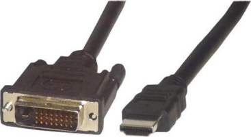 MCL MCL MC381-5M 5m HDMI DVI-D Negro adaptador de cabl