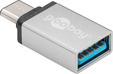 GooBay Goobay 56620 USB C USB A Plata adaptador de cable