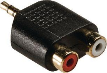 König 3.5 mm male/2 x RCA female 3,5 mm 2 x RCA An