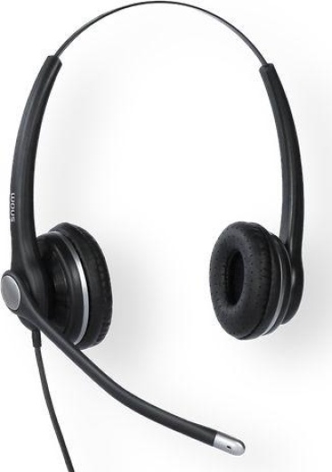 Snom Snom A100D Binaural Diadema Negro auricular con mi