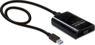 Delock DeLOCK USB 3.0/HDMI USB 3.0-micro HDMI Negro adapt
