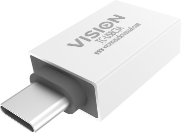 Vision Vision TC-USBC3A USB-A USB-C Blanco adaptador de c