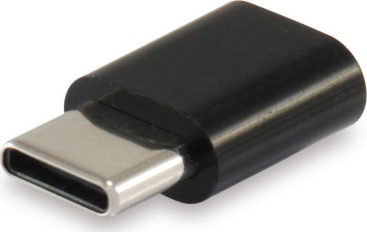 Equip Equip 133472 USB C Micro USB B Negro adaptador de