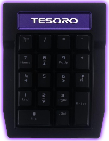 Generica Tesoro G2N-P PC USB Negro teclado numérico