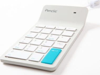 Penclic Penclic N2 Portátil/PC USB Blanco teclado numérico