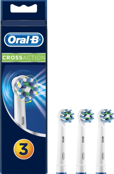 Oral-B CrossAction, 3pcs 3pieza(s) Azul, Blanco