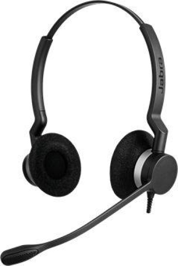 Jabra Jabra BIZ 2300 QD Duo Binaural Diadema Negro, Plat