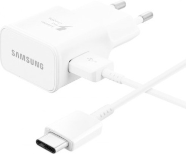 Samsung Cargador EP-TA20EWE + Cable USB-C EP-DN930CWE Sams