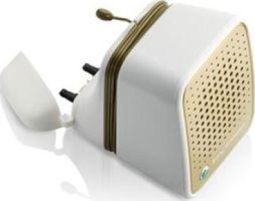 Sony Ericsson Pequeño altavoz portatil MPS-30 White Gold