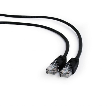 Gembird Gembird PP12-1M/BK 1m Cat5e U/UTP (UTP) Negro cabl