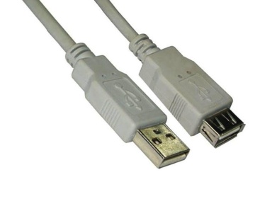 Nanocable CABLE USB 2.0, TIPO A/M-A/H, BEIGE, 1.0M