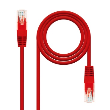Nanocable Nanocable 10.20.0101-R 1m Cat5e U/UTP (UTP) Rojo c