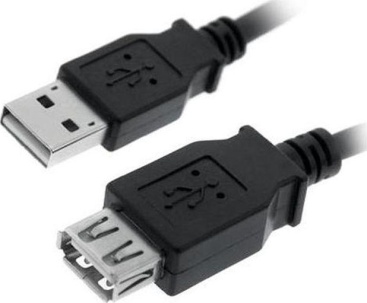 Nanocable CABLE USB 2.0, TIPO A/M-A/H, NEGRO, 1.0