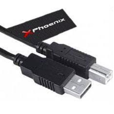 Phoenix Technologies 5m USB A/USB B cable USB Negro