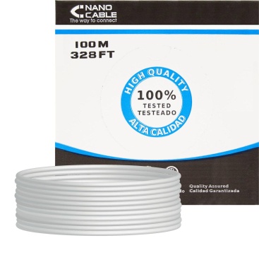 Nanocable Nanocable CABLE RED RJ45 CAT.5E FTP RIGIDO AWG24,