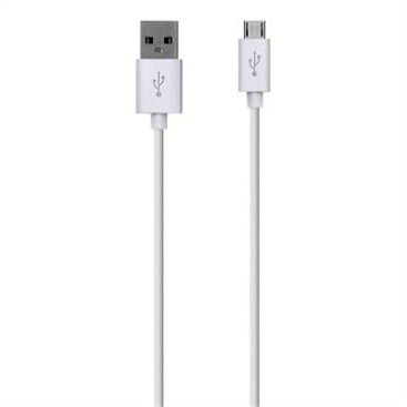 Belkin F2CU012BT2M-WHT cable USB 2 m USB A Micro-USB B Blanco