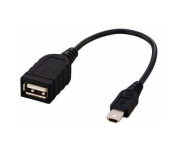 3GO AUSB-MINIUSB cable USB USB A Mini-USB A Negro