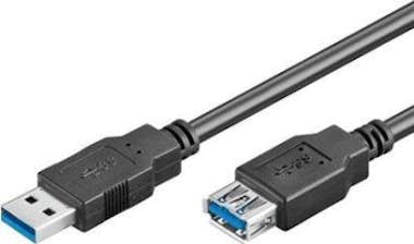 GooBay Goobay 93999 3m Macho Hembra Negro cable USB