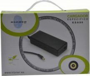 Cargador Universal Porttft samsung 90w kltech kloner ksa90 interior negro adaptador e invers