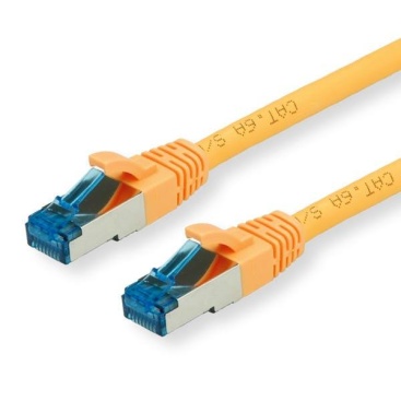 Value Patch Cord cat.6a clase ea sftp pimf lsoh amarillo 10 m 10m cable de cat6a