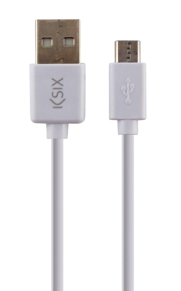 Ksix BXCUSB02 cable USB 1 m USB C Micro-USB B Blanco