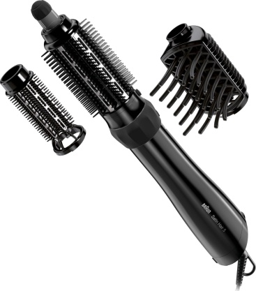 Braun Satin Hair 5 AS 530 Hot air brush Negro, Pla