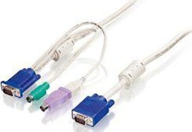 Level One LevelOne Cable KVM PS/2 y USB de 1.8m