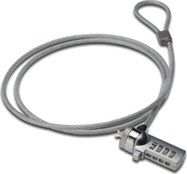 Ewent Candado Para con combinación de números ew1241 cable antirrobo plata 15 1.5m