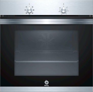 Balay 3HB4000X0 horno Horno eléctrico 71 L 3400 W Negro, Acero inoxidable A