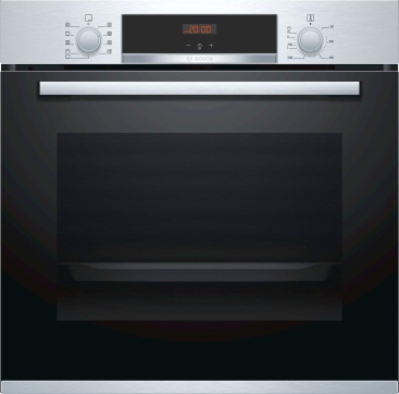 Bosch Serie 4 HBA512BR0 horno Horno eléctrico 71 L 3400 W Negro, Acero inoxidable A