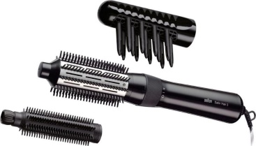 Braun Satin Hair 3 AS 330 Hot air brush Negro, Azu