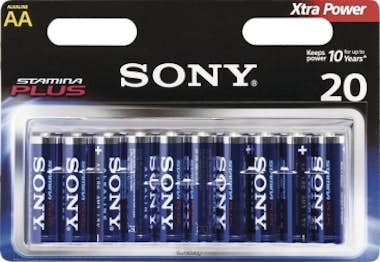 Sony Sony Alk Stamina Plus LR6-AA x20 pcs Alcalino 1.5V