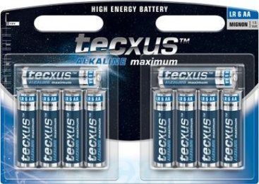 Tecxus Lr6 10bl alcalino 1.5v norecargab pilas aa 8 2 gratis singleuse battery 15 10