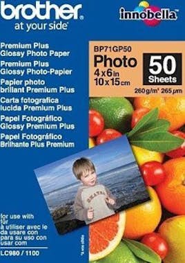 brother Brother BP71GP50 Premium Glossy Photo Paper Blanco