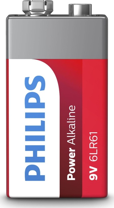 Pila Alcalina Philips 9v lr61pb1 powerlife blisterx1 alkaline 6lr61p1b10 9 6lr61 1 6lr61p1b