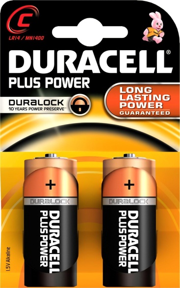 Duracell Plus Power Alcalino 1.5V batería no-recar