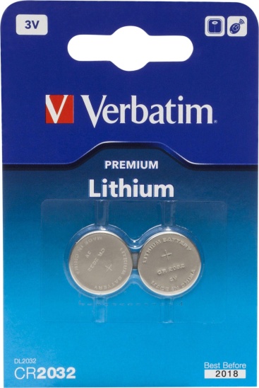 Verbatim Verbatim Pilas planas de litio CR2032