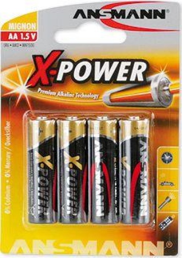 Ansmann Ansmann Mignon / AA / LR6 x4 Alcalino 1.5V batería