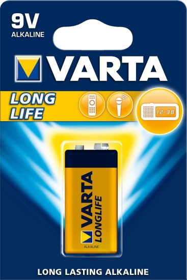 Varta Longlife Extra 9V Alcalino 9V batería no-rec