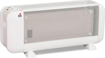 FM Calefacción BM-15 Blanco 1500W Radiador calefac