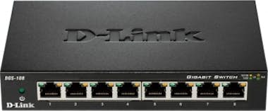 D-Link D-Link DGS-108 Conmutador de red no administrado N