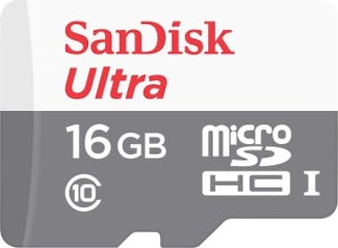 SanDisk Sandisk Ultra MicroSDHC 16GB UHS-I + SD Adapter 16