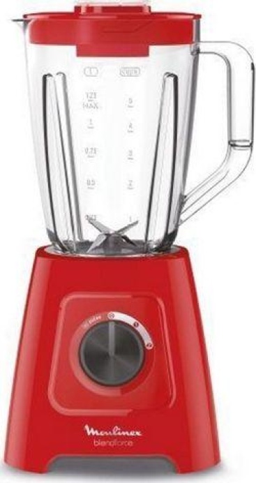 Moulinex LM420510 Batidora de vaso 2L 550W Rojo, T