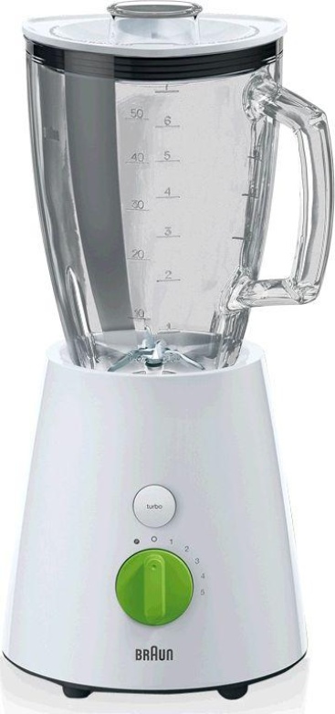 Braun JB 3060 WH Batidora de vaso 1.5L 800W Verde,