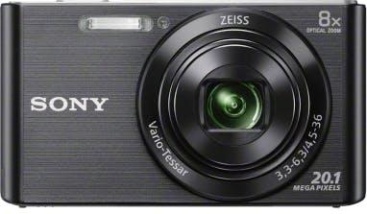 Sony Cyber-shot DSC-W830 Cámara compacta 20,1 MP 1/2.3 CCD 5152 x 3864 Pixeles Negro