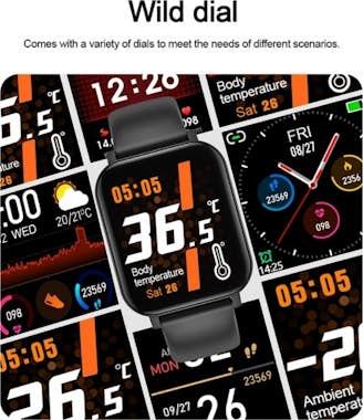 Generica Smartwatch Lkstech® Unisex Con Control De Temperat