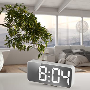 Bresser Reloj despertador meteorologico MyTime Echo FXL -